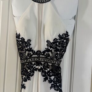 Cinderella Black and Cream Gown - Size 6
